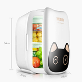 KEMIN 6L Compact  AC + DC Power Compatibility  Low Energy Portable Mini Refrigerator Beverage Refrigerator